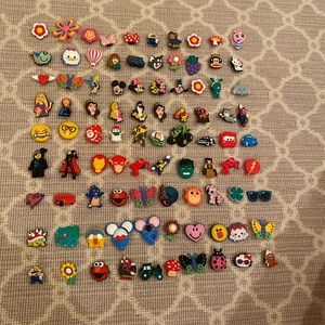 Charms for Crocs - 90 total